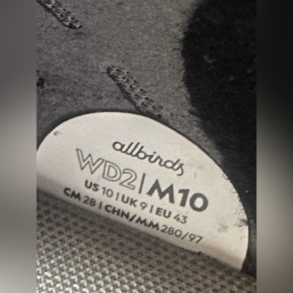 Allbirds Wool Dasher 2 Mizzle Men’s Shoes, Size 10 - Picture 3 of 10